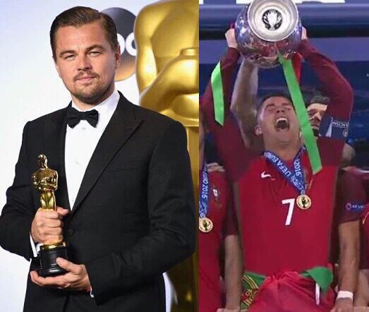 Леонардо Ди Каприо и Криштиану Роналду. Они смогли!