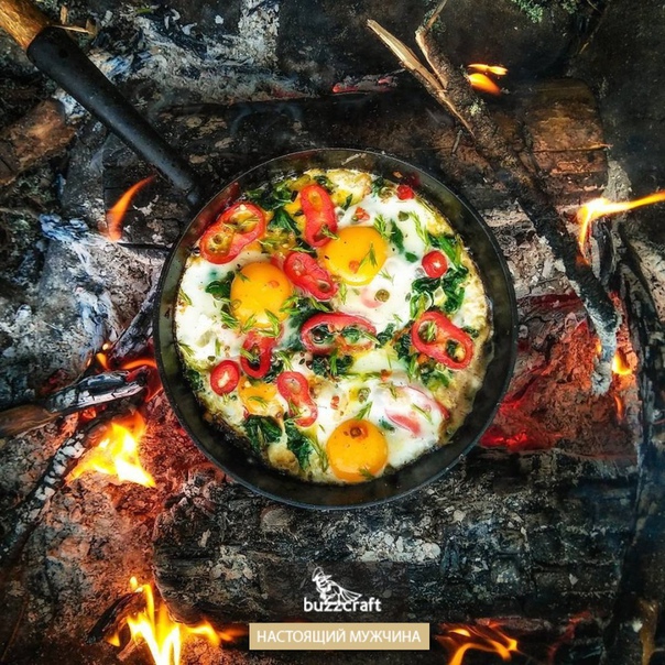 Особенный вкус еды приготовленной на костре!