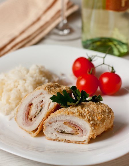 КУРИНОЕ ФИЛЕ LE CORDON BLEU. 
