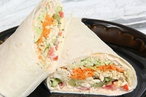 ШАУРМА С КУРИЦЕЙ И КОРЕЙСКОЙ МОРКОВКОЙ 