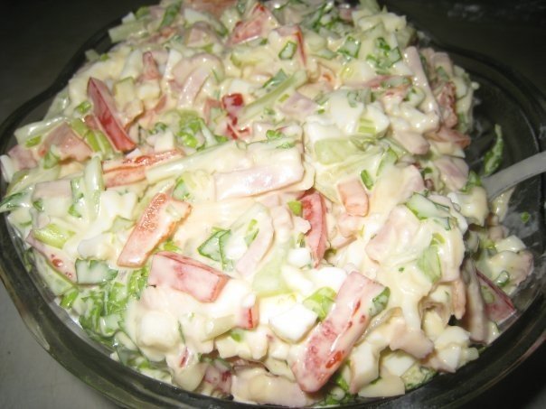 Очень вкусный салатик 