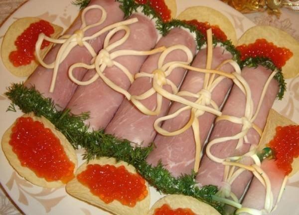 Мясные завитки