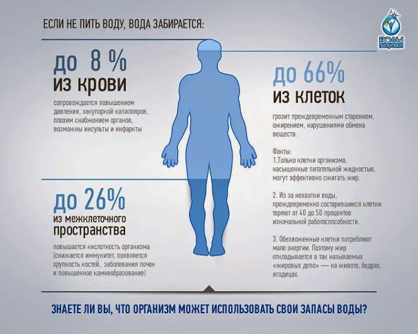 Что будет, если не пить воду 
