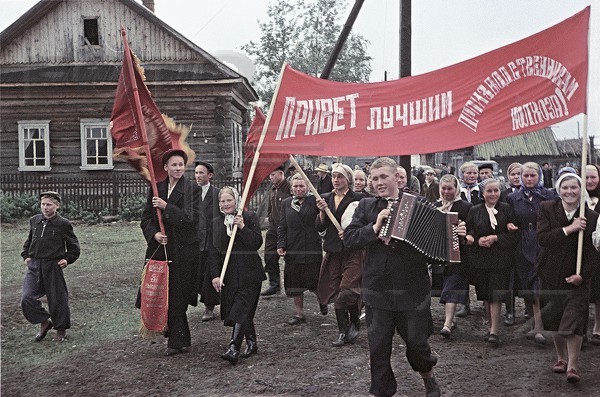 Удмуртия. Колхоз 