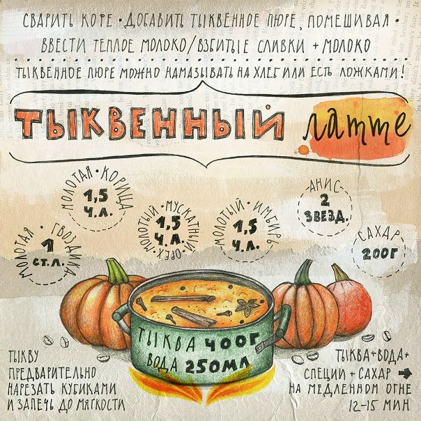 Масала, пирог с ягодами и тыквенный латте..