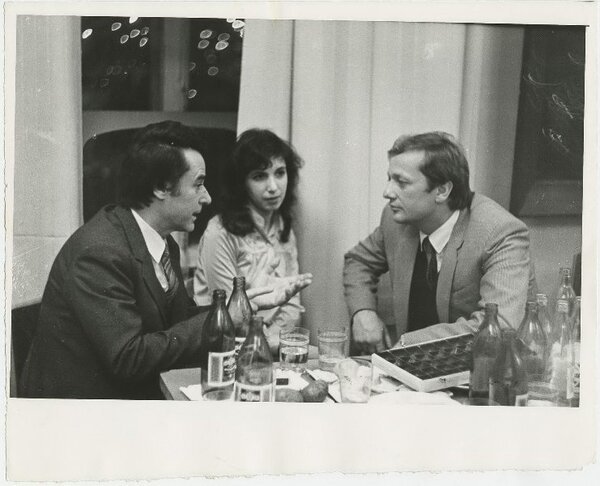 Андрей Дементьев, Вероника Долина и Михаил Задорнов. Новый 1983 год.