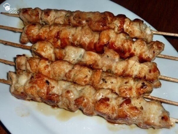 Куриный шашлык в духовке