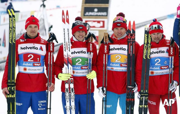 Российские лыжники стали вторыми на чемпионате мира в эстафете. Первое место заняла команда Норвегии, третьими финишировали французы:
