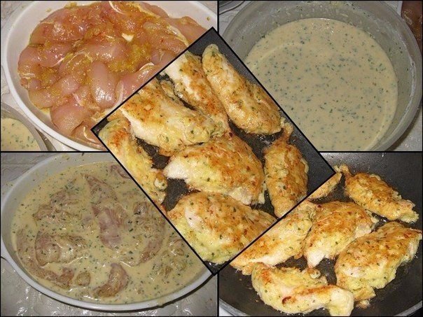 Куриное филе в кляре 