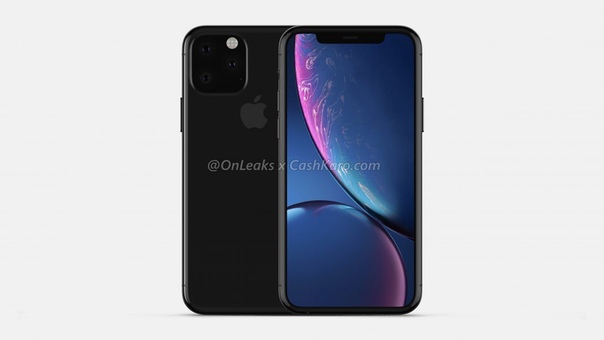 Инсайдер опубликовал качественные рендеры iPhone XI с тройной камерой 