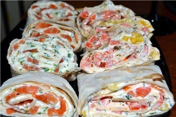 ЗАКУСКИ ИЗ ЛАВАША 