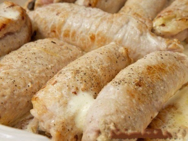 Рулетики мясные к праздничному столу 