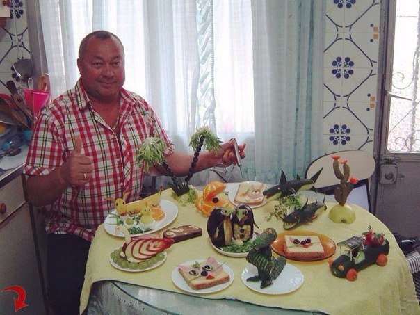 Постарался для внуков 