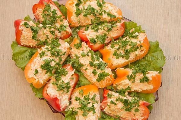 Закуска из сладкого болгарского перца 