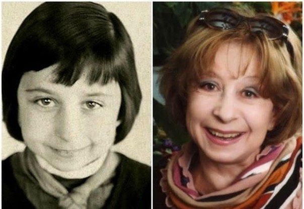 Актрисы в детские годы.