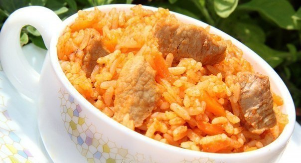 ПЛОВ НА СКОВОРОДЕ СО СВИНИНОЙ 