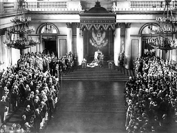 Ежегодное послание. Выступление Николая II перед депутатами государственной думы, 1906 год.