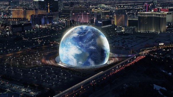 В Лас-Вегасе построят сферу с экраном, в 170 раз превышающим полотно кинотеатра