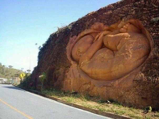 Скульптура в скале, Мексика