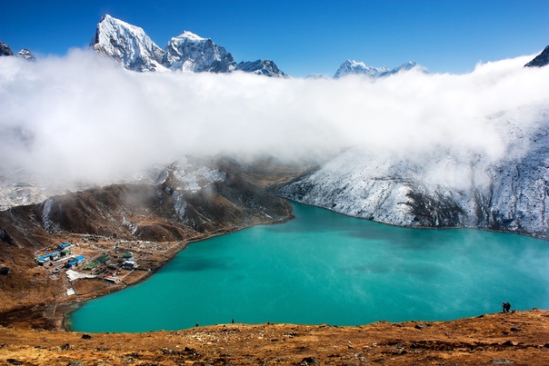 Бирюзовое озеро Дудх Покхари, Гималаи