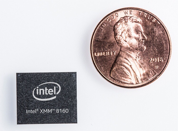 Intel анонсировала свой первый многорежимный модем 5G XMM 8160